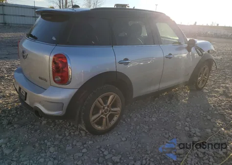 2012 Mini Cooper S Countryman из США, поврежденный, VIN WMWZC5C59CWM12029